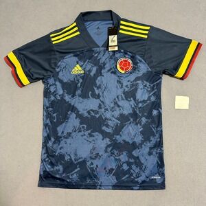 Adidas Colombia Away Jersey Soccer Football Shirt Navy Blue Mens Size XL